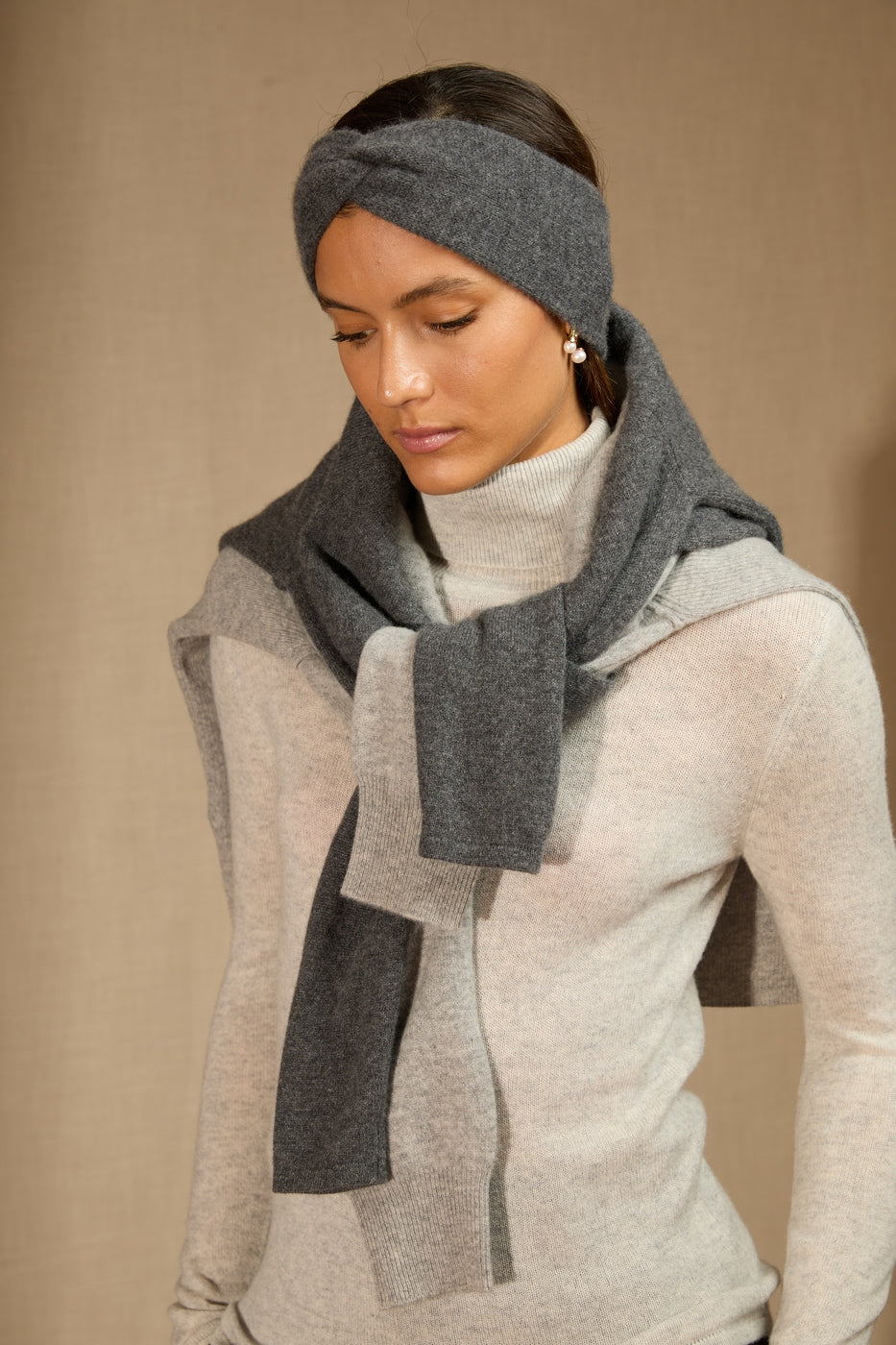 Bandeau 4 Fils Javoi - Anthracite Chiné