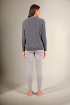 Pull Col Rond Amvira - Anthracite Chiné