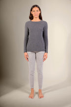Pull Col Rond Amvira - Anthracite Chiné