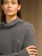 Pull Col Roulé Cevaro - Anthracite Chiné