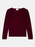 Pull Col Rond Lindsay - Bordeaux