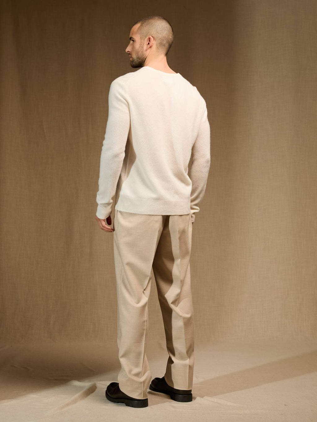 Jersey Cuello Pico Alexander - Marfil