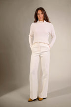 Rollkragenpullover Cevaro - Elfenbein