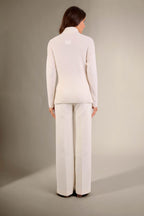 Rollkragenpullover Cevaro - Elfenbein