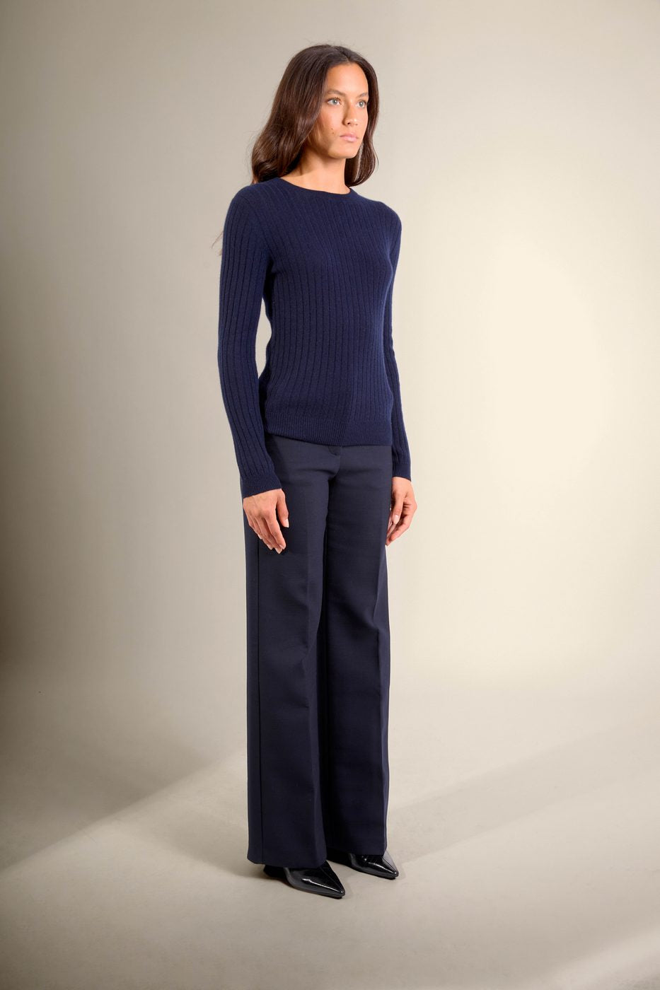 Pull Col Rond Kylie - Marine