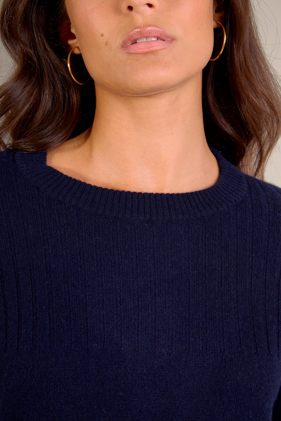 Rundhalspullover Amvira – Marine