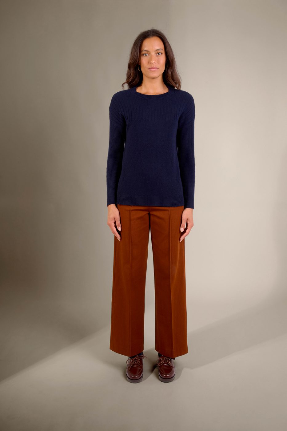 Rundhalspullover Amvira – Marine