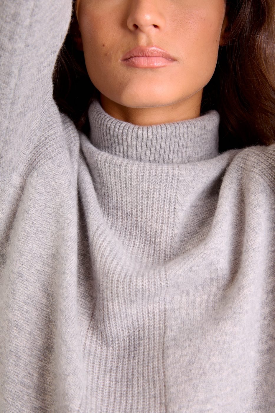 Maglione Collo Alto Florivien - Nuvola Melange