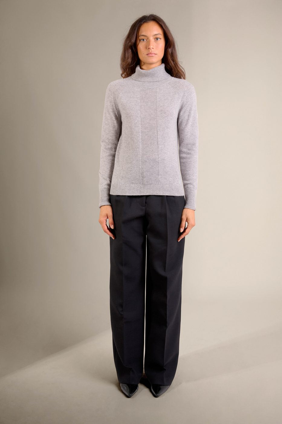 Maglione Collo Alto Florivien - Nuvola Melange