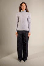 Maglione Collo Alto Florivien - Nuvola Melange