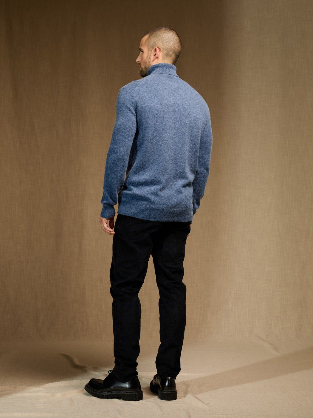 Polotröja Trevor - Denimblå