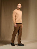 Sweter z golfem Trevor - Sahara