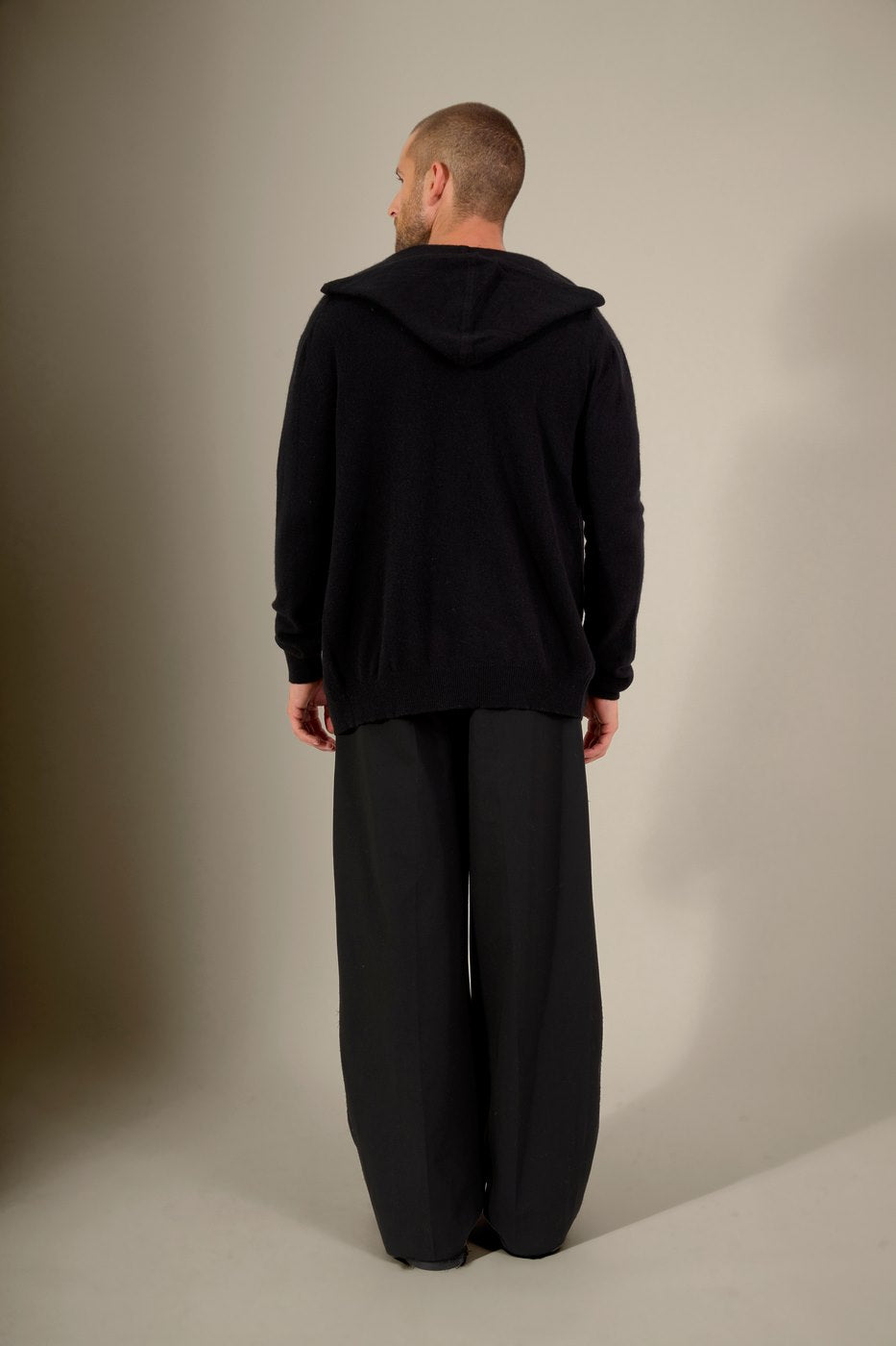 Gilet Zippé Capuche Eldo - Noir