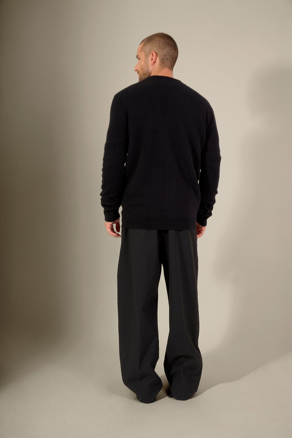 Chaqueta con Cremallera y Cuello Mao Ramon - Negro
