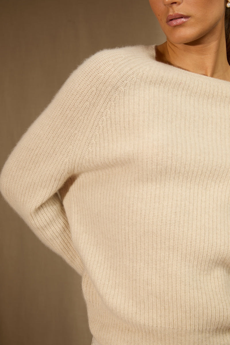 Pull Col Rond 4 Fils - Oceane - Avoine