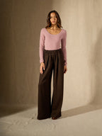 Pull Col Bateau Cylena - Bois De Rose