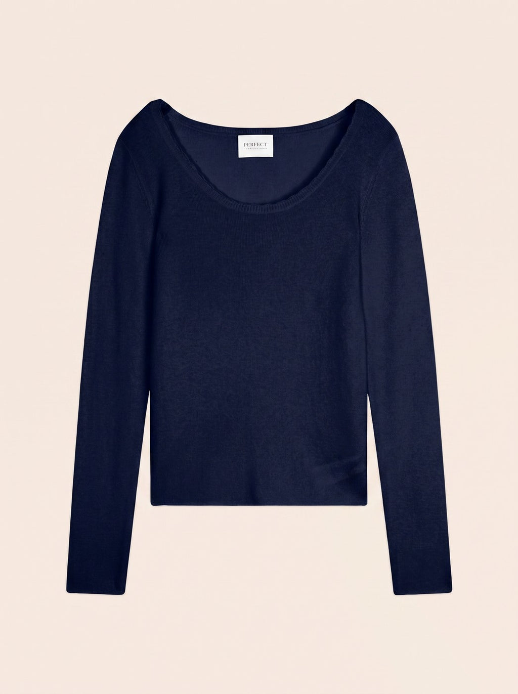 U-Boot-Ausschnitt-Pullover Cylena – Marine