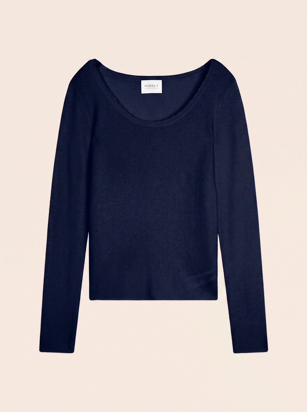 U-Boot-Ausschnitt-Pullover Cylena – Marine