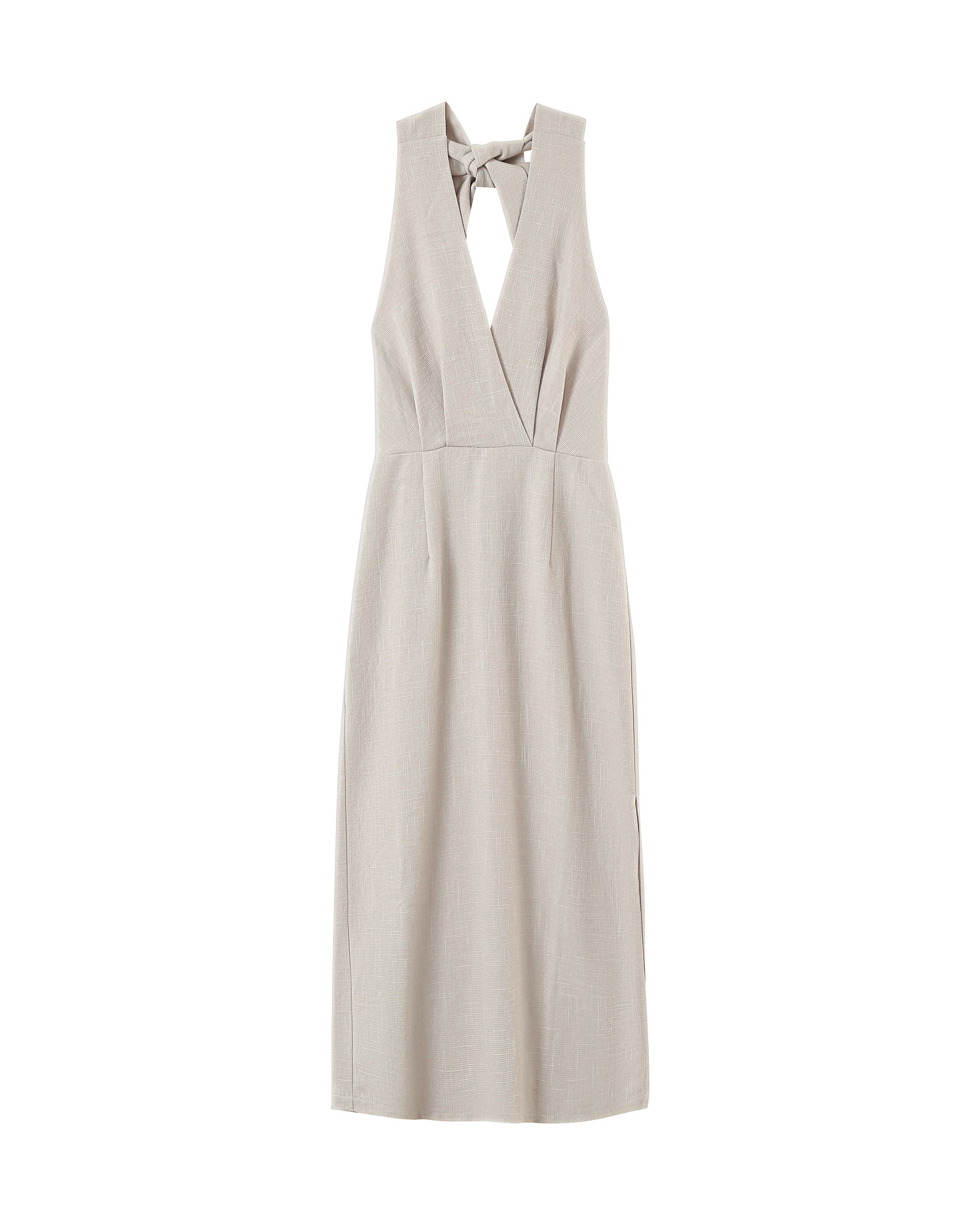 Robe Mi-Longue Perla - Beige