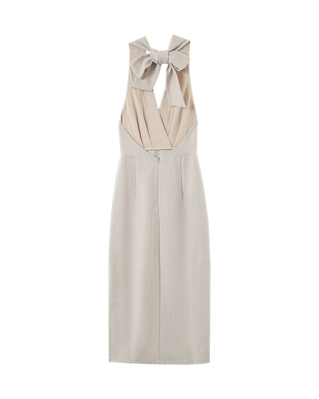 Robe Mi-Longue Perla - Beige