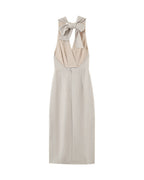 Robe Mi-Longue Perla - Beige