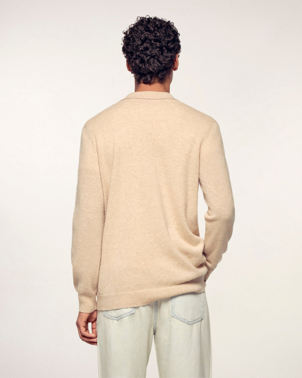 Chemise Manches Longues - Beige Chiné