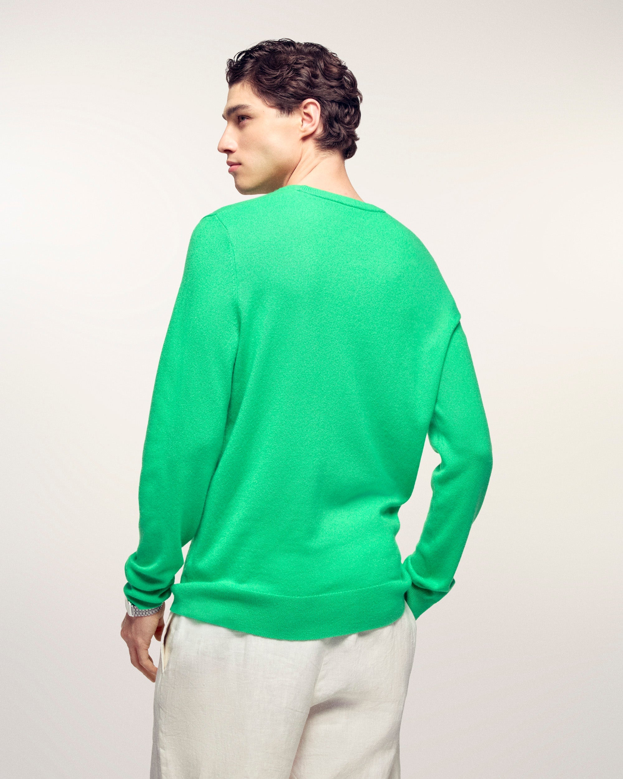 Jersey de cuello redondo