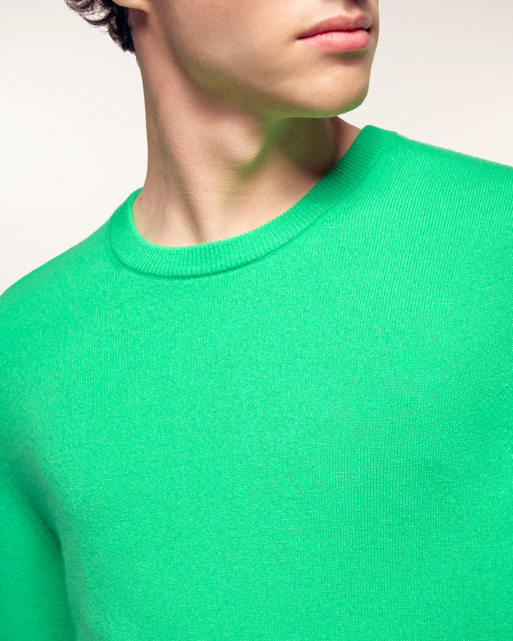 Jersey de cuello redondo