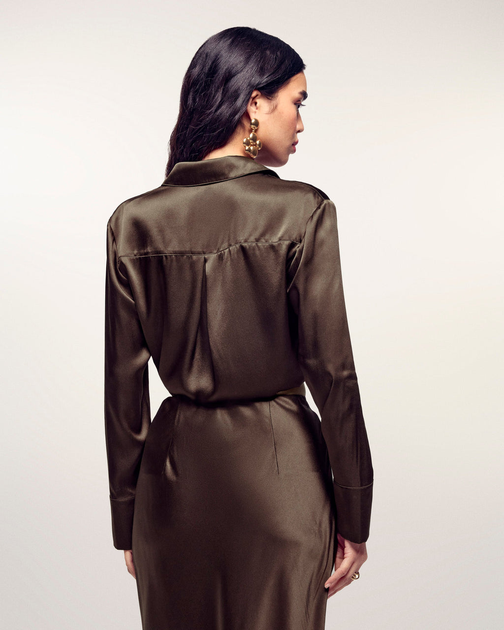 Chemise Manches Longues - Chocolat
