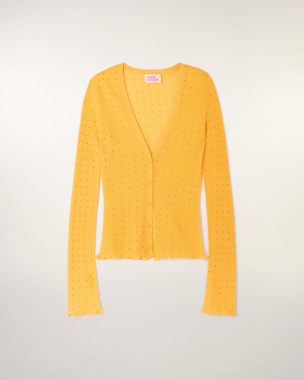 Pull Cardigan À Strass