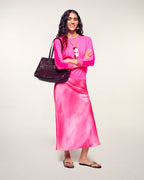 Jersey De Rayas Con Cuello Redondo - Amor Rosa