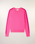 Jersey De Rayas Con Cuello Redondo - Amor Rosa