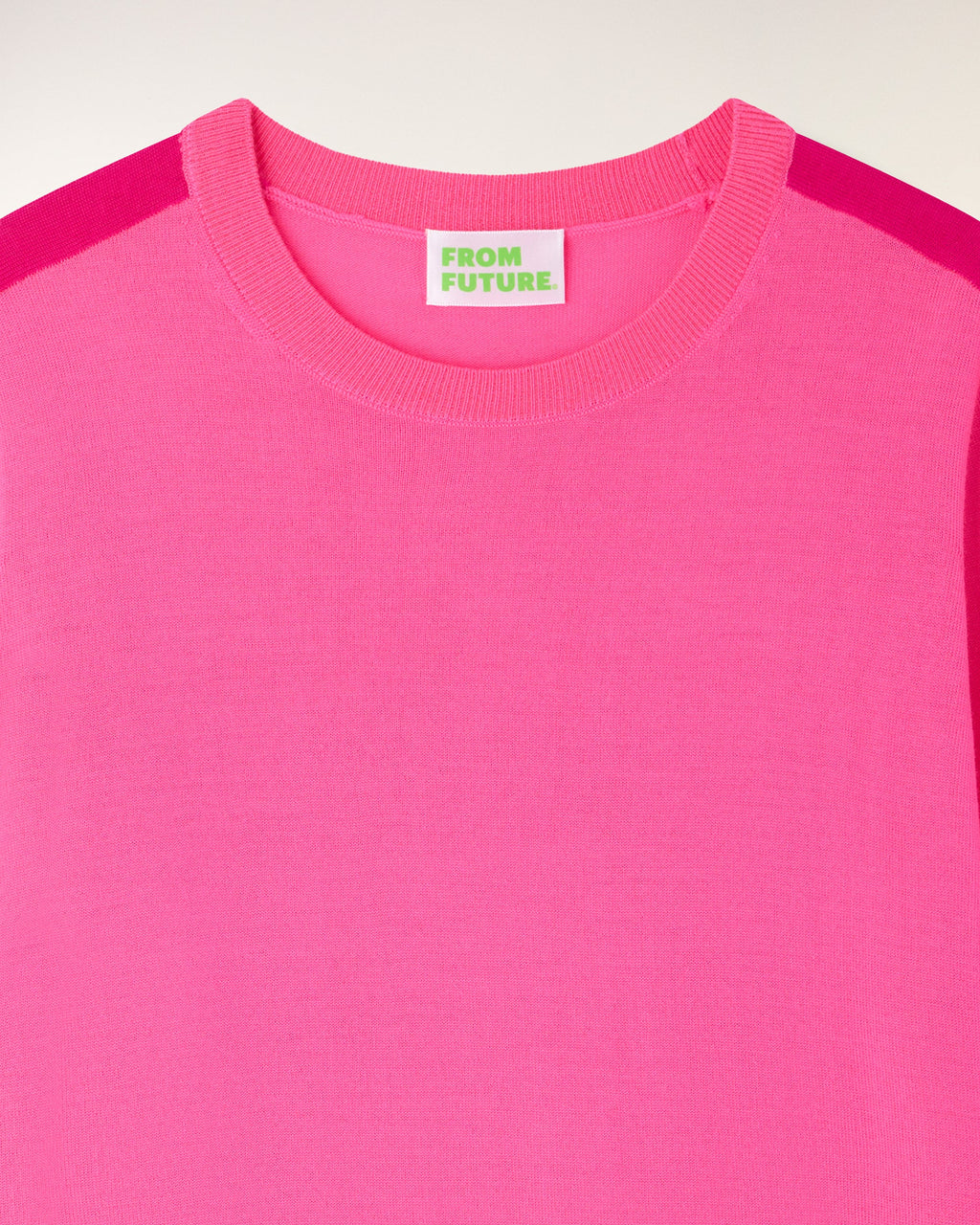 Jersey De Rayas Con Cuello Redondo - Amor Rosa