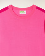 Jersey De Rayas Con Cuello Redondo - Amor Rosa