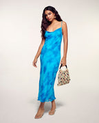 Vestido Largo de Tirantes - Tropical Bloom Lily