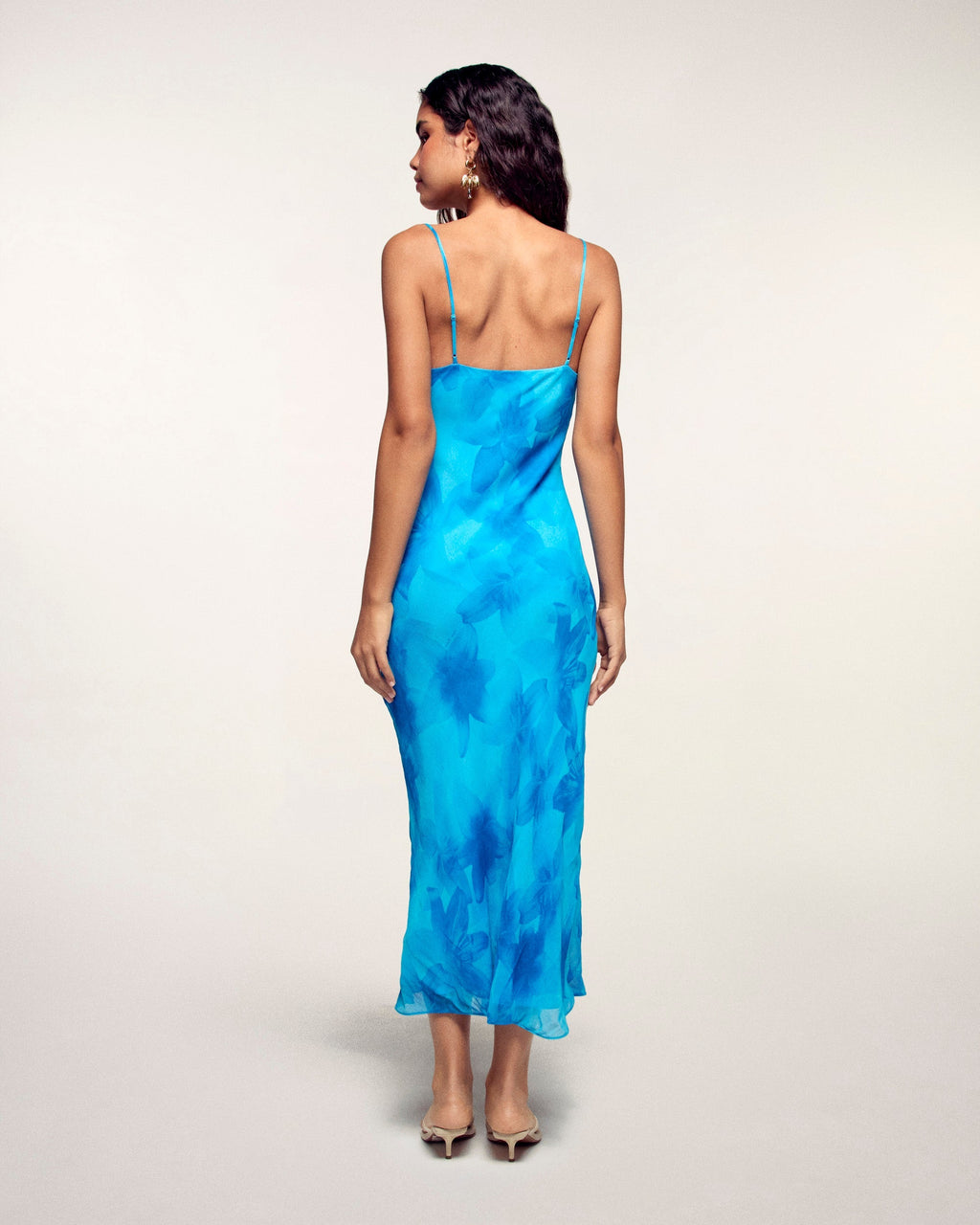 Vestido Largo de Tirantes - Tropical Bloom Lily