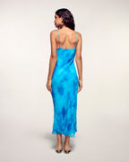 Vestido Largo de Tirantes - Tropical Bloom Lily