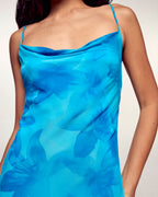 Vestido Largo de Tirantes - Tropical Bloom Lily