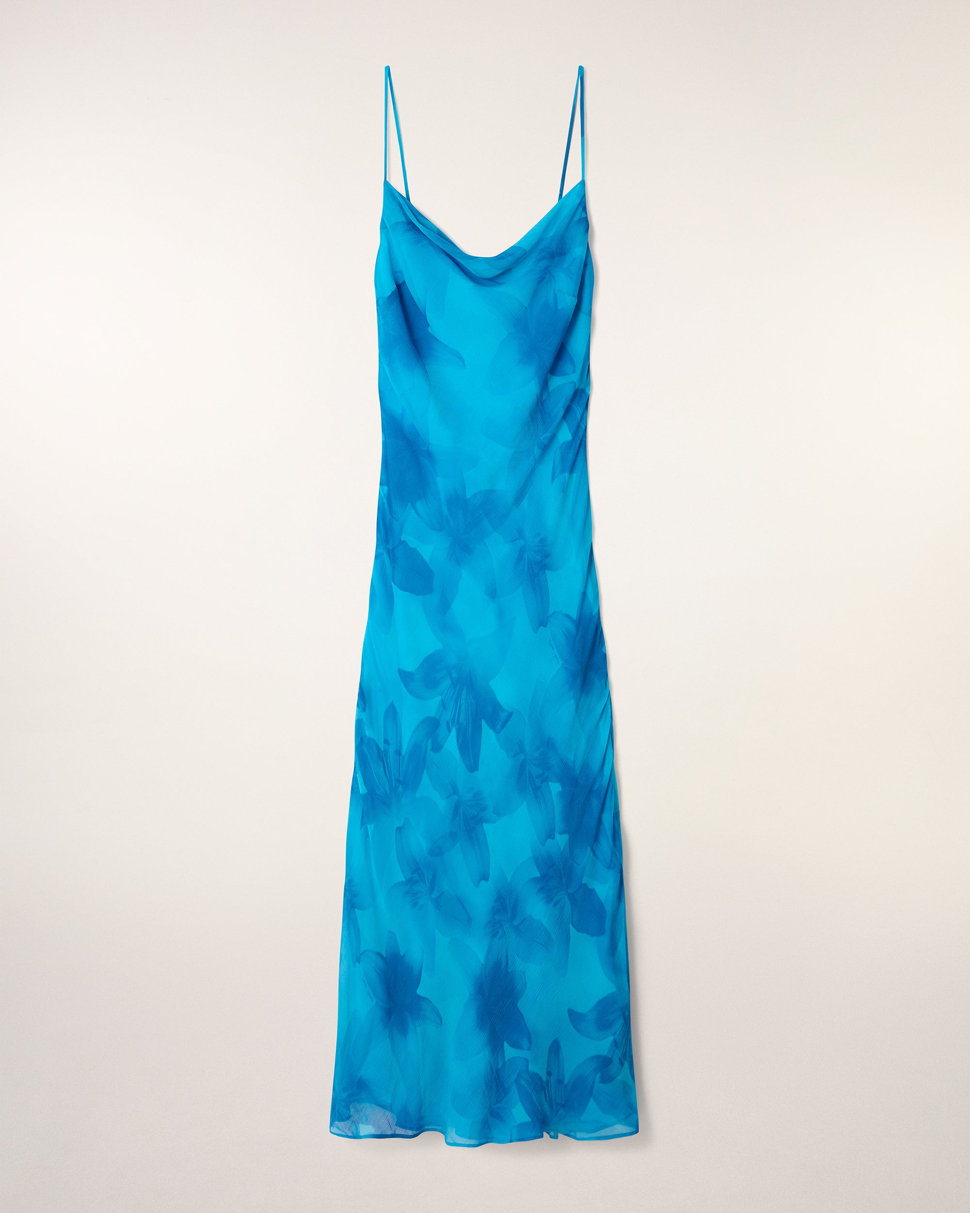 Vestido Largo de Tirantes - Tropical Bloom Lily