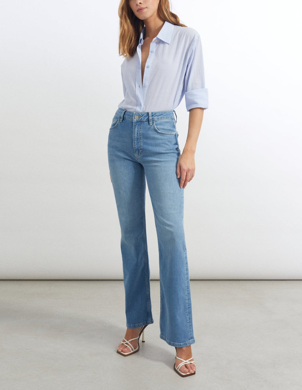 Jean Flare Pernille - Denim B-450 - Mujer
