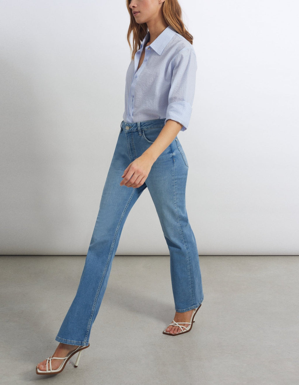 Jean Flare Pernille - Denim B-450 - Mujer