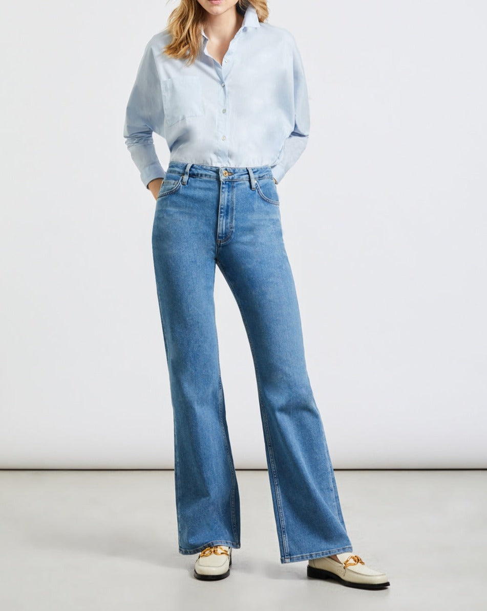 Pernille Flare Jeans - Dnm V-443