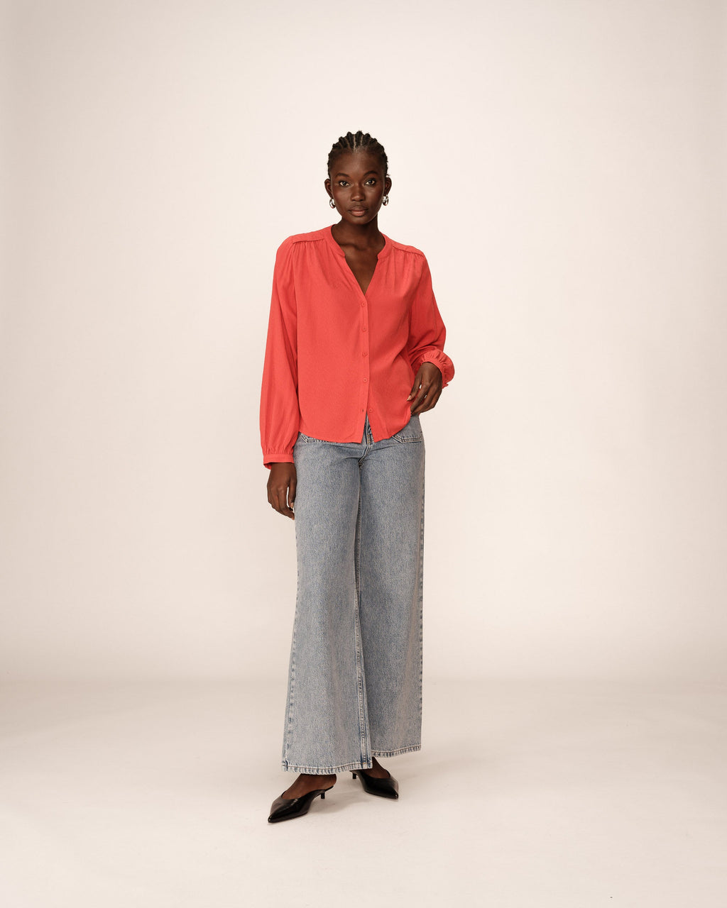 Blouse Perrone - Terracotta