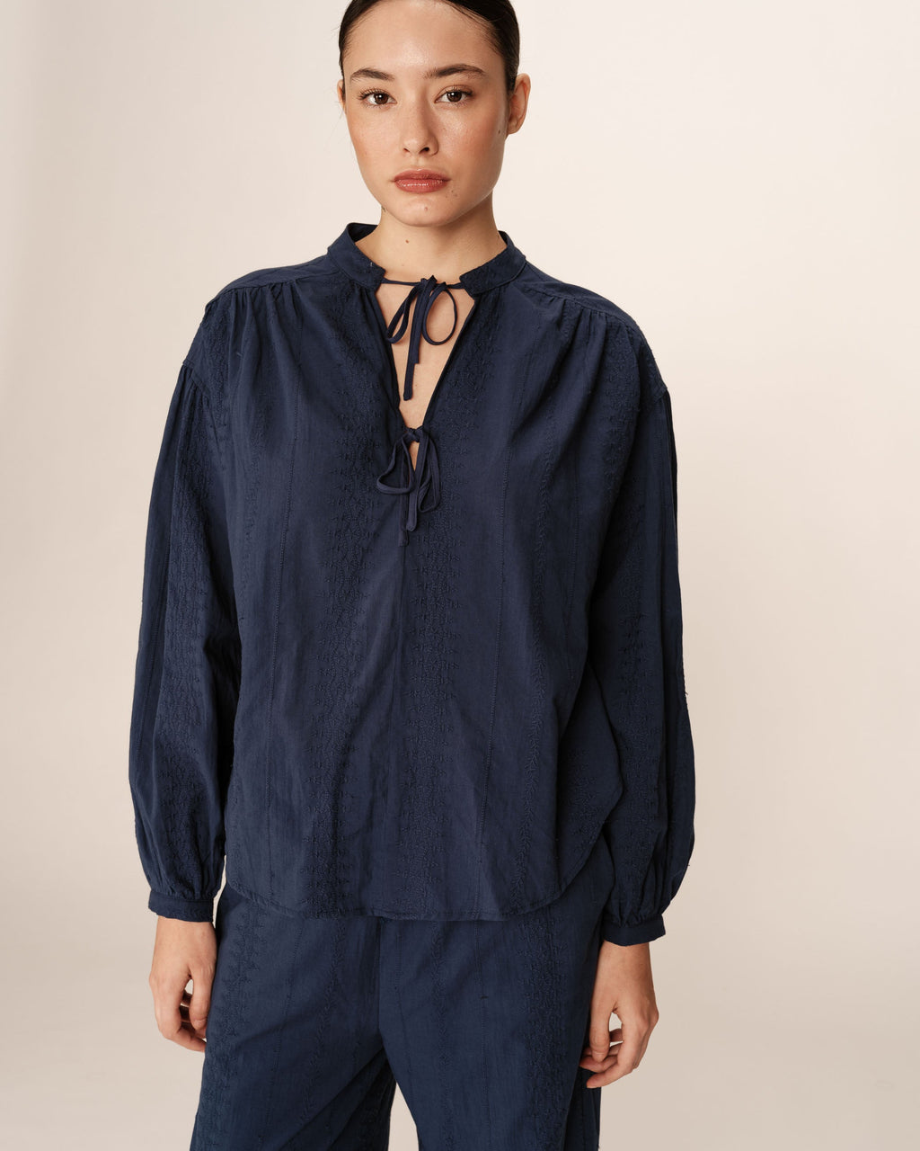 Persia Blouse - Navy