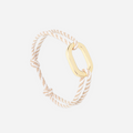 Pulsera Phare - Beige y Blanco