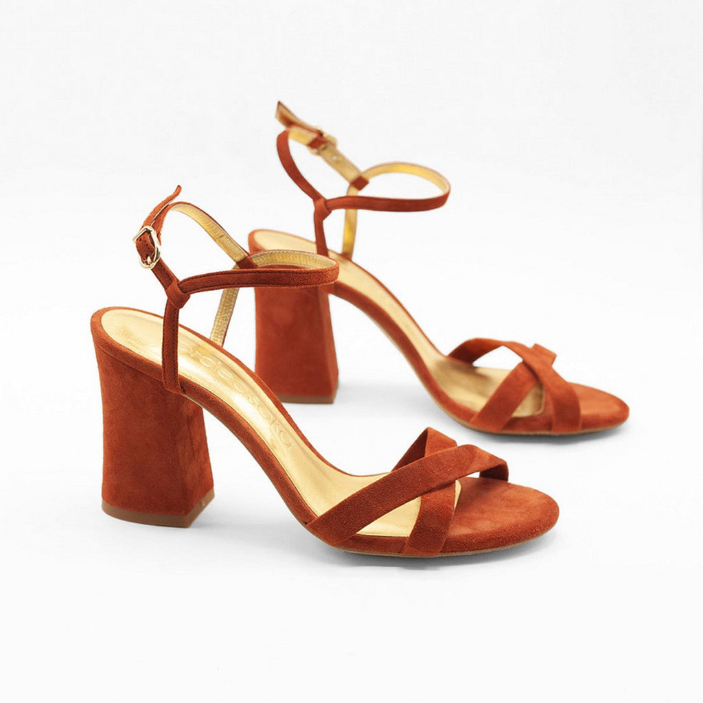 Flordeasoka - Chaussures À Talons Philippa 9 Terracota - Marron