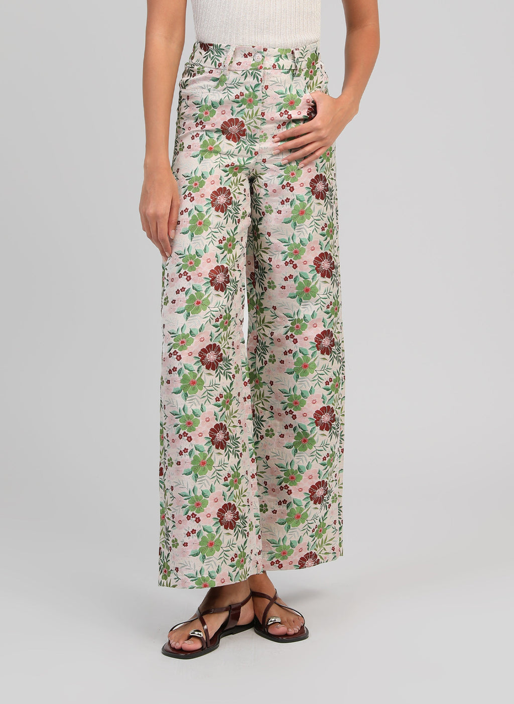 Pantalon Phionaly Vert