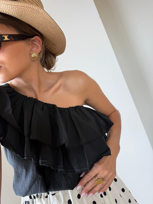 Top Inés Negro