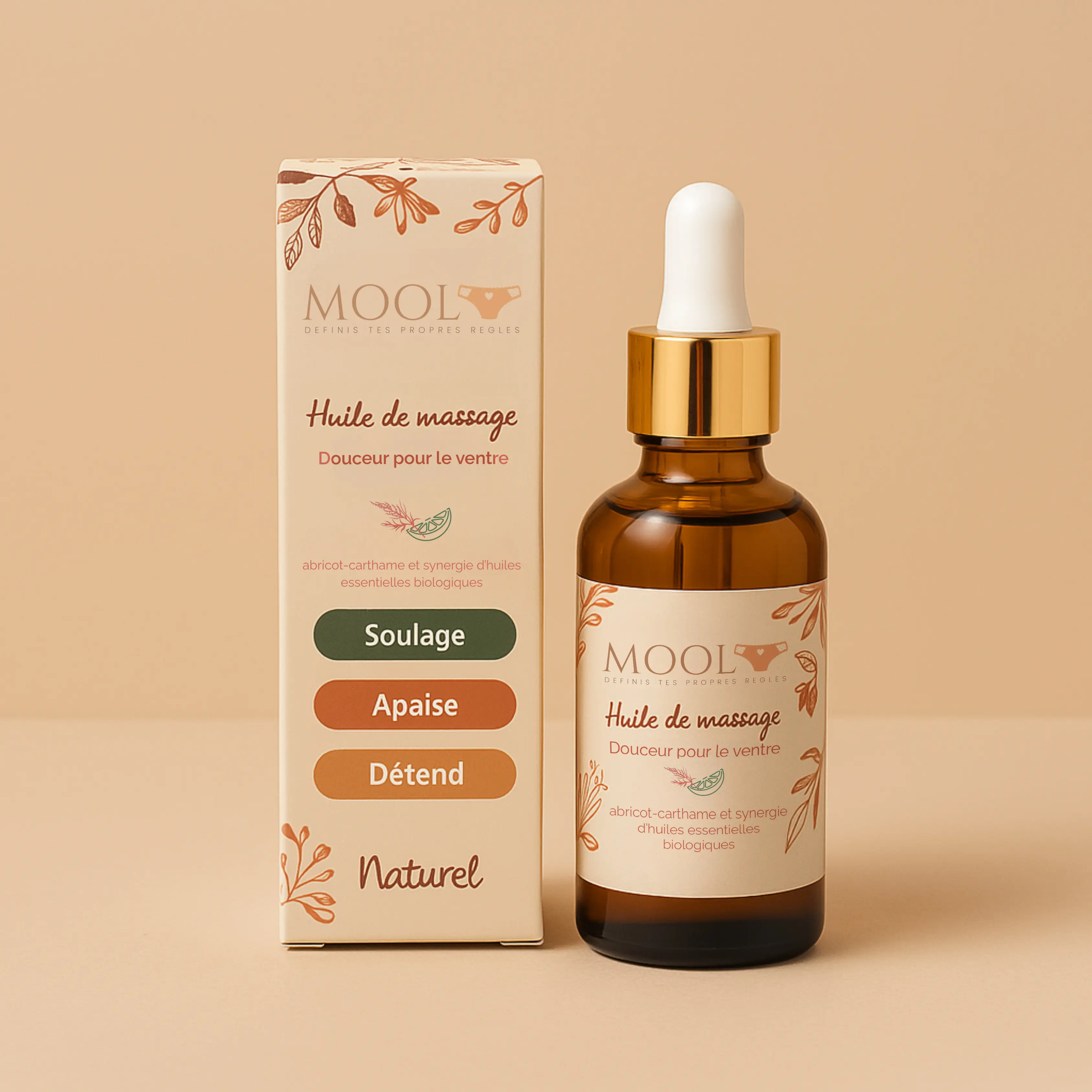 Aceite de Masaje Menstrual – Dolor Menstrual – 50ml