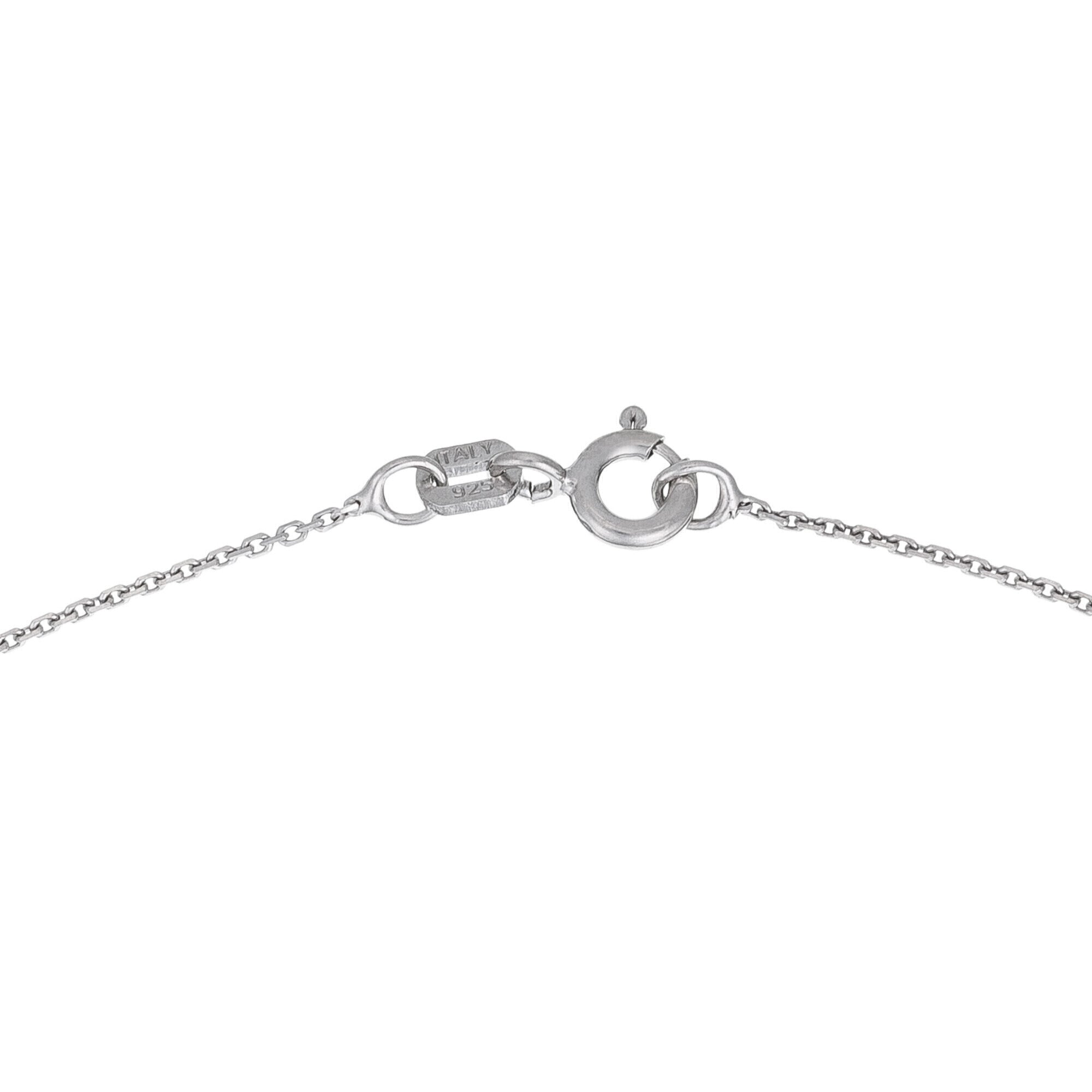 Pendentif "Croix Croyance" Or Blanc 375/1000
